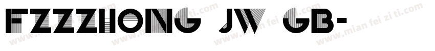 FZZZHONG JW GB字体转换